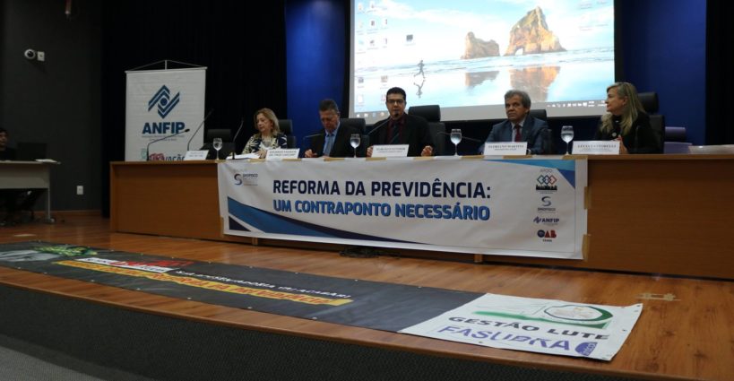 Seminário “Reforma da Previdência: um contraponto necessário” mostra inconsistências da proposta do Governo Federal